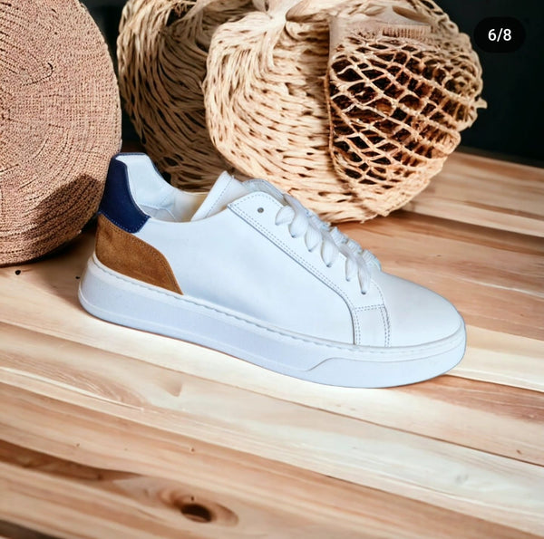 sneakers vera pelle cod 46e